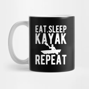 Kayak - Eat Sleep Kayak Repeat w Mug